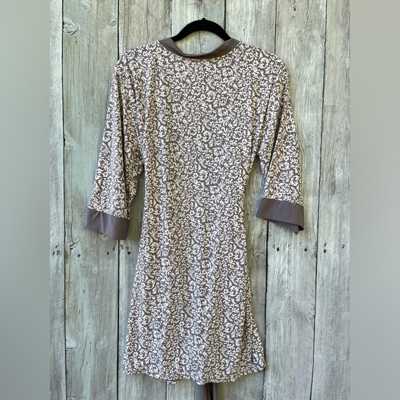 Women’s Vintage Marilyn Monroe Night Dress And Robe Set Size Small Mauve & White - Picture 3 of 12